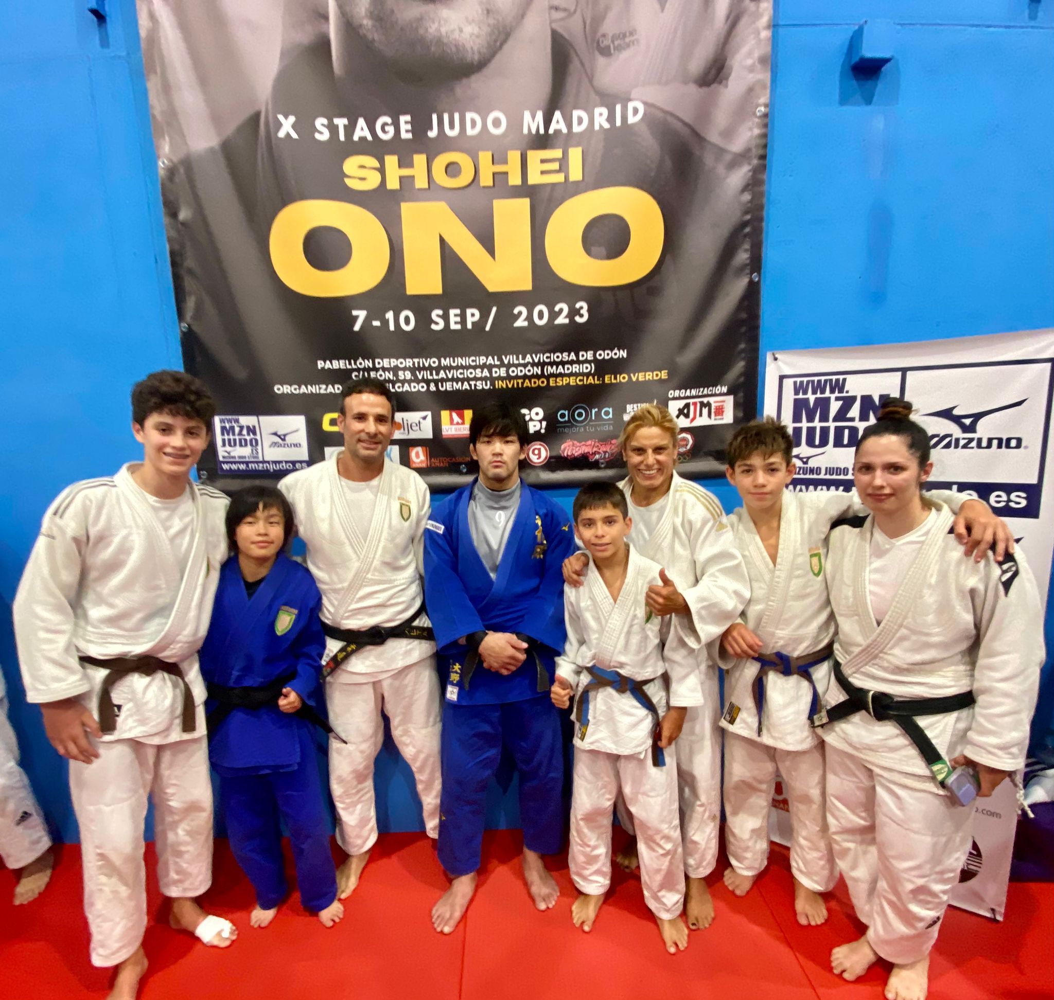 Representaci&oacute;n Navarra en el curso impartido por Shohei ONO. Madrid 09-09-23